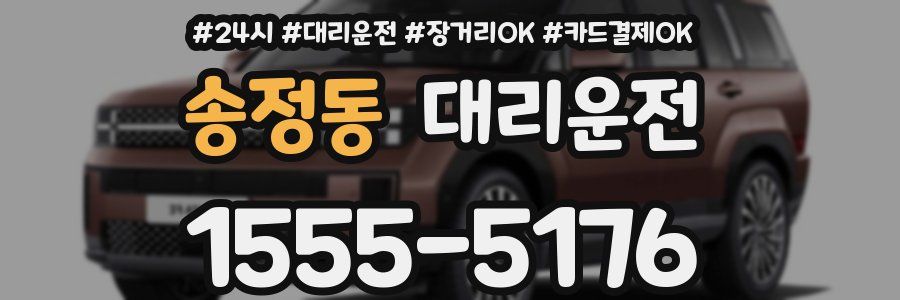 송정동 대리운전