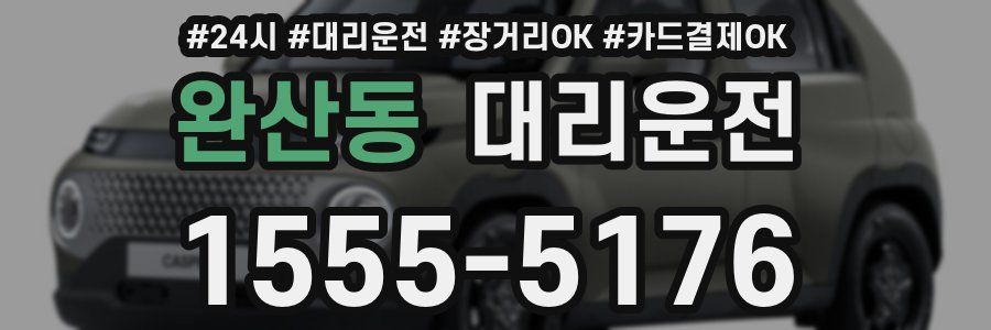 완산동 대리운전