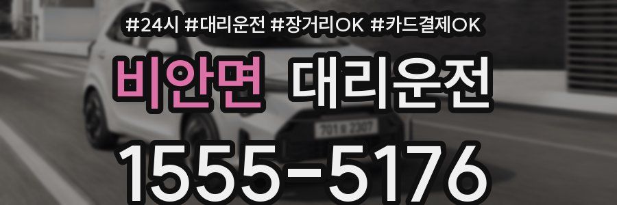 비안면 대리운전