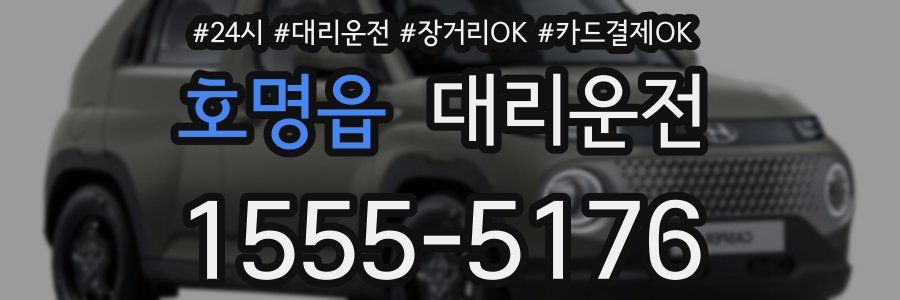 호명읍 대리운전