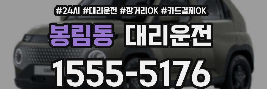 봉림동 대리운전