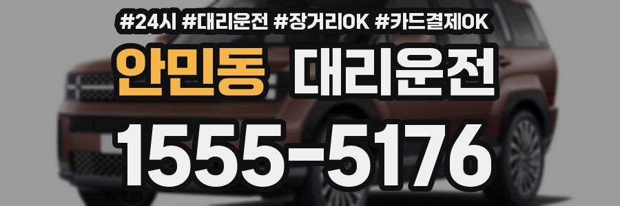 안민동 대리운전