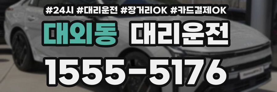 대외동 대리운전