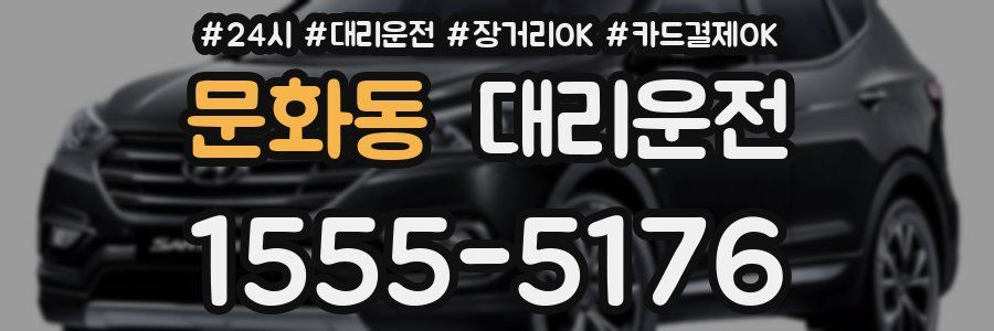 문화동 대리운전