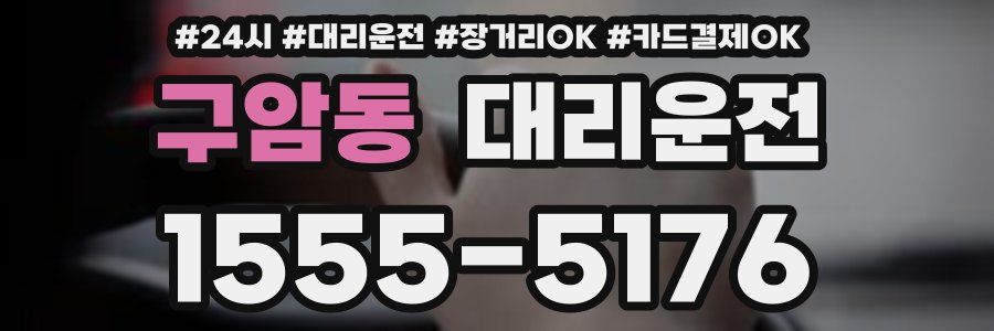 구암동 대리운전