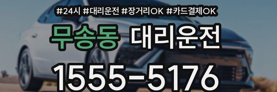 무송동 대리운전