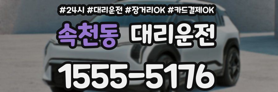 속천동 대리운전