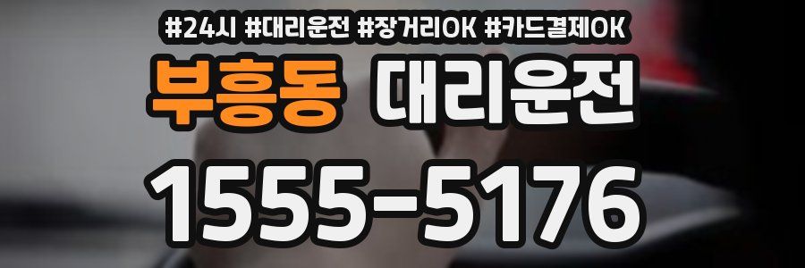 부흥동 대리운전