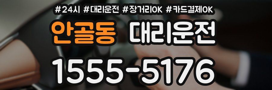 안골동 대리운전