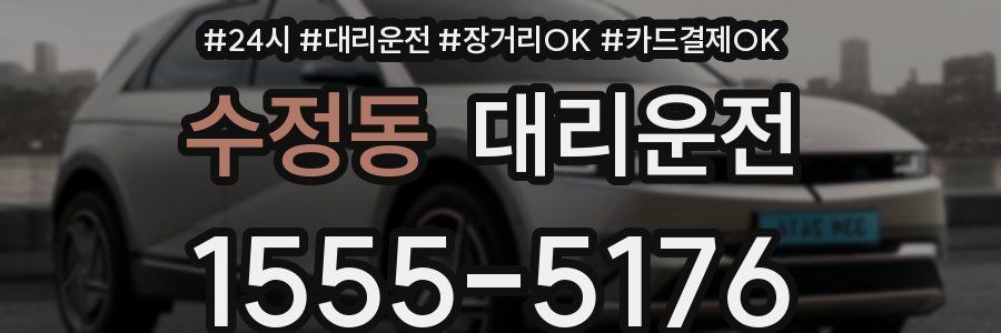 수정동 대리운전