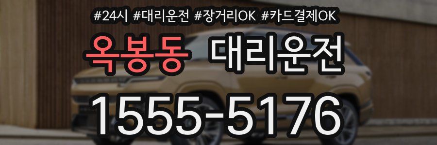 옥봉동 대리운전