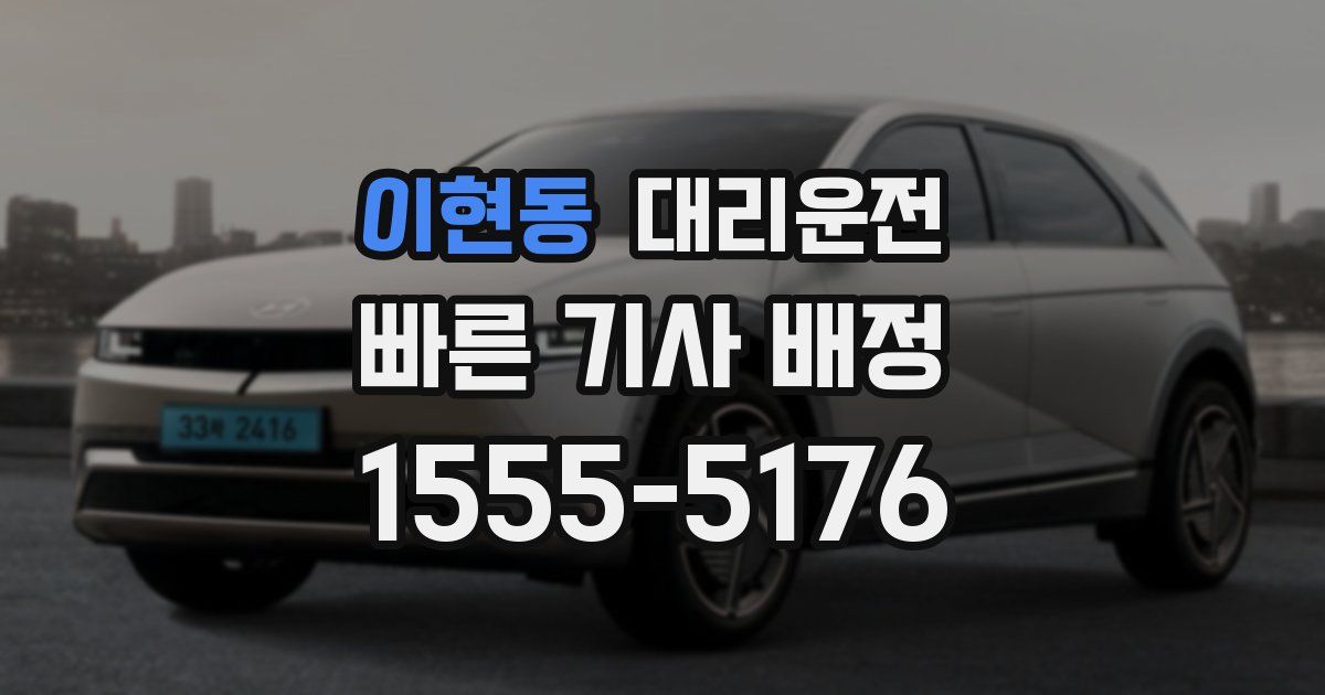 일일대리기사