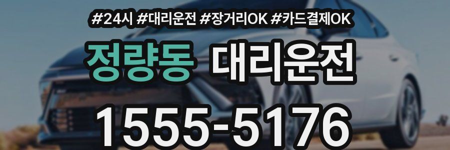 정량동 대리운전