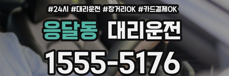 응달동 대리운전