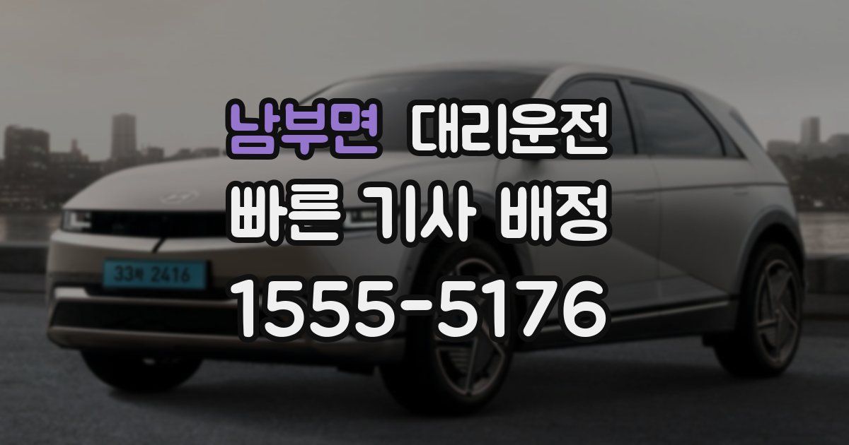 일일대리기사