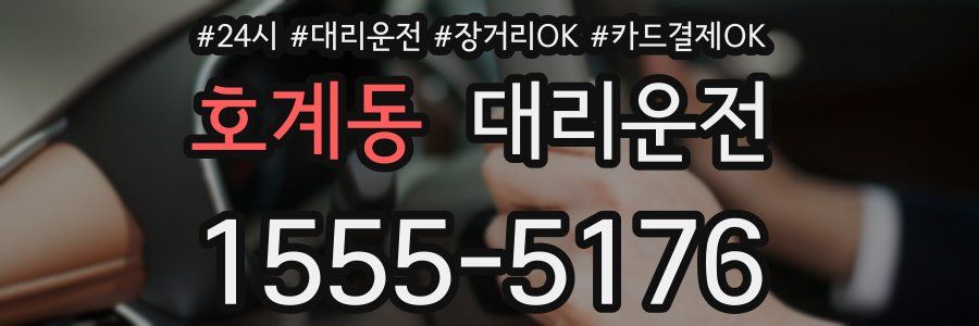 호계동 대리운전