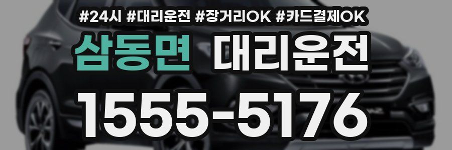 삼동면 대리운전