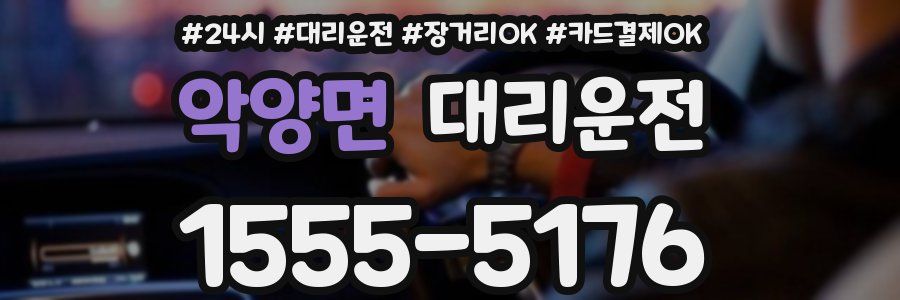 악양면 대리운전