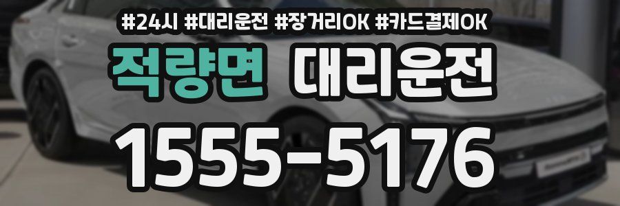 적량면 대리운전