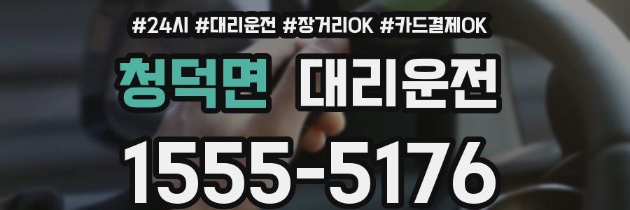 청덕면 대리운전