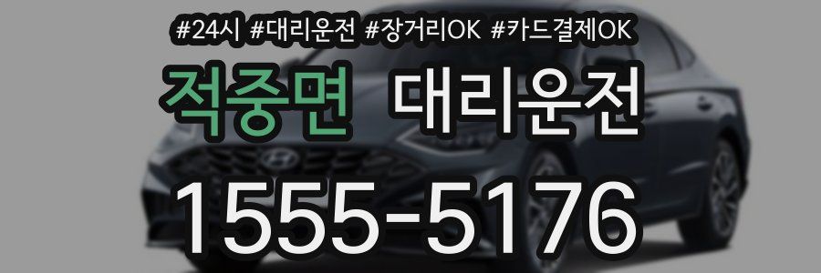 적중면 대리운전