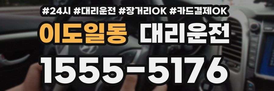 이도일동 대리운전