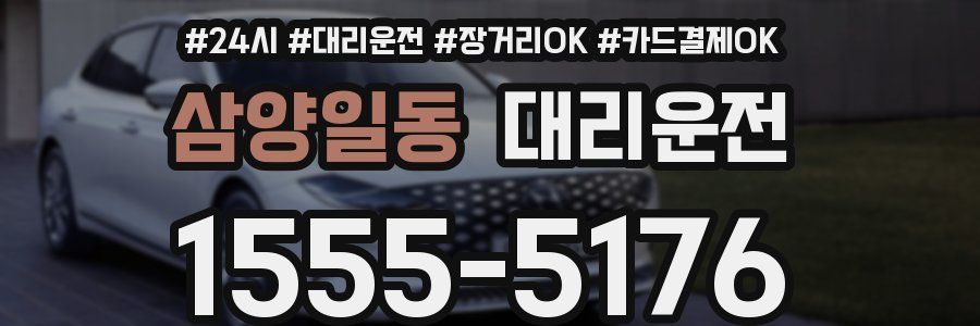 삼양일동 대리운전