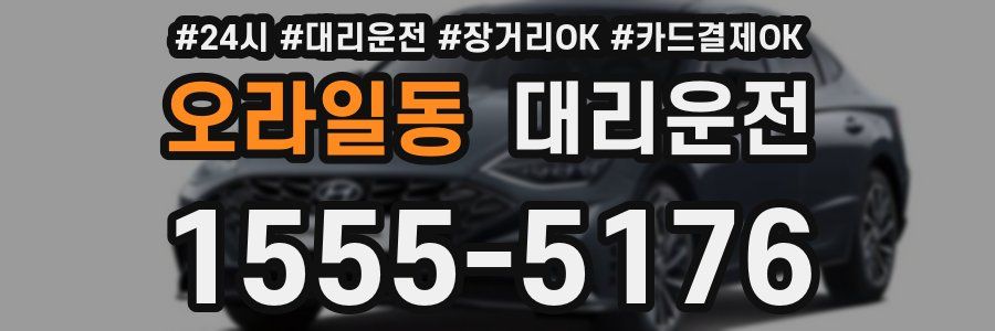 오라일동 대리운전