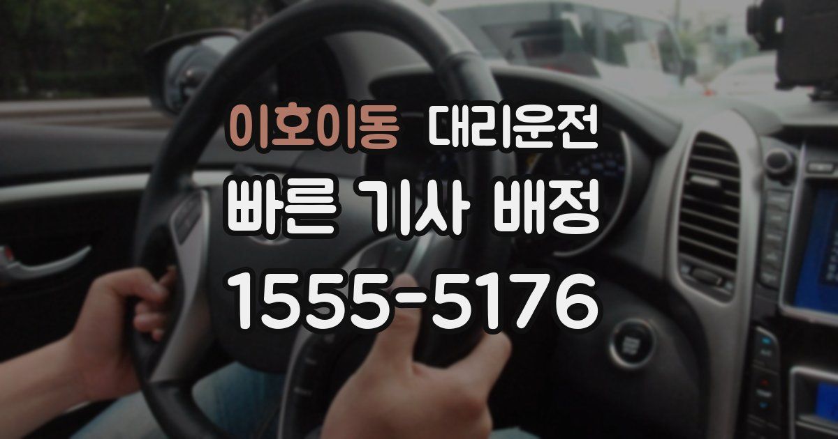 일일대리기사