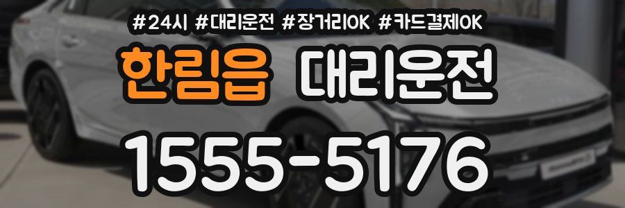 한림읍 대리운전