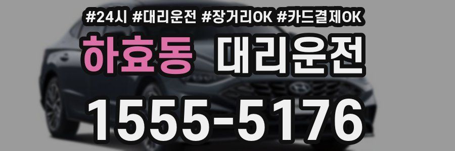 하효동 대리운전