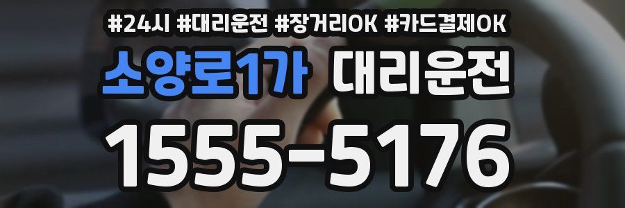 소양로1가 대리운전