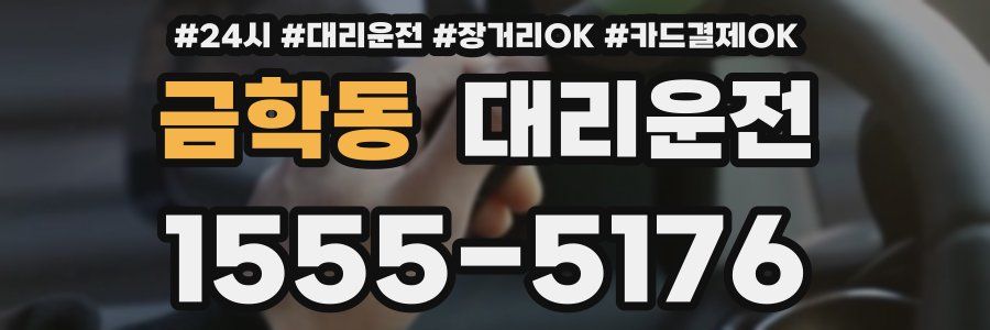 금학동 대리운전