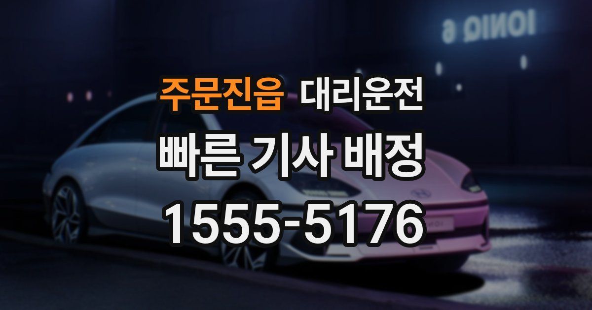 일일대리기사