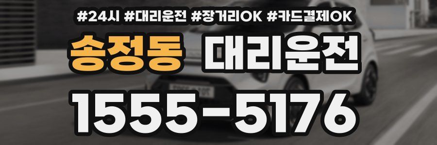 송정동 대리운전