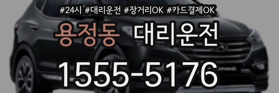 용정동 대리운전