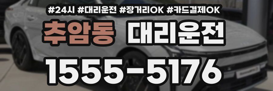 추암동 대리운전