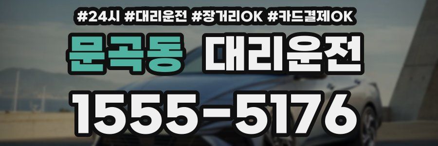 문곡동 대리운전