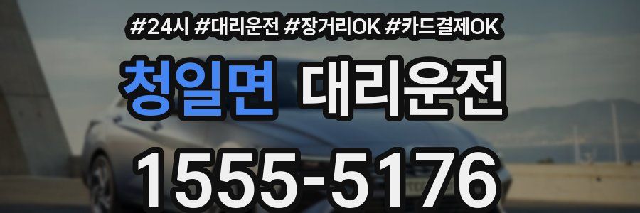 청일면 대리운전