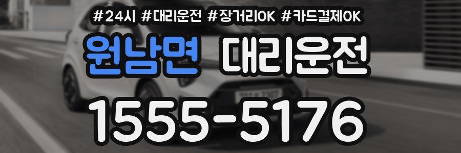 원남면 대리운전