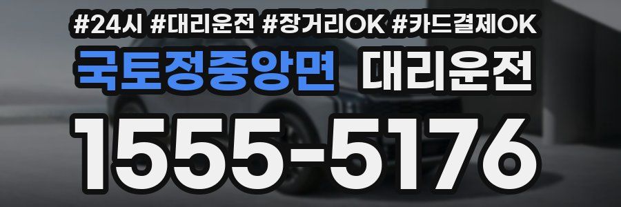 국토정중앙면 대리운전