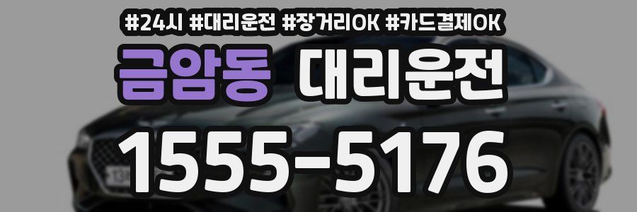 금암동 대리운전