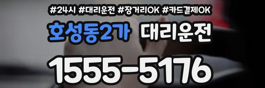 호성동2가 대리운전