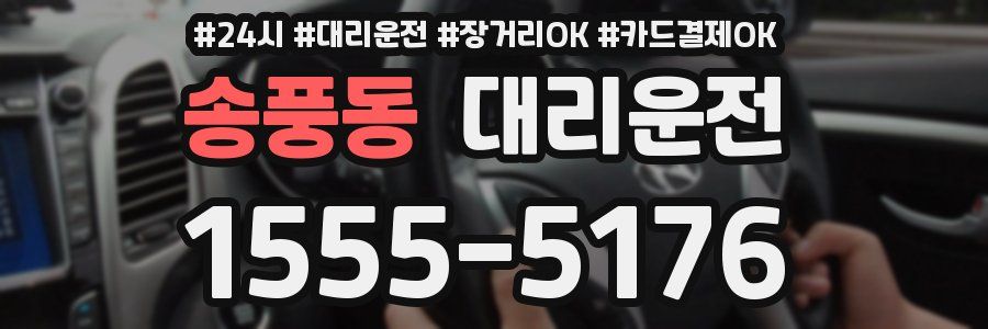 송풍동 대리운전