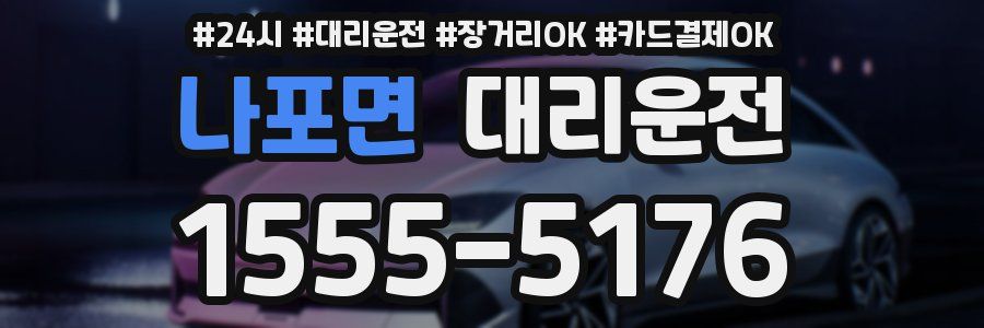 나포면 대리운전