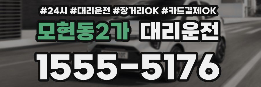 모현동2가 대리운전