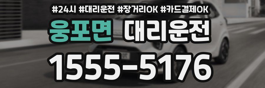 웅포면 대리운전