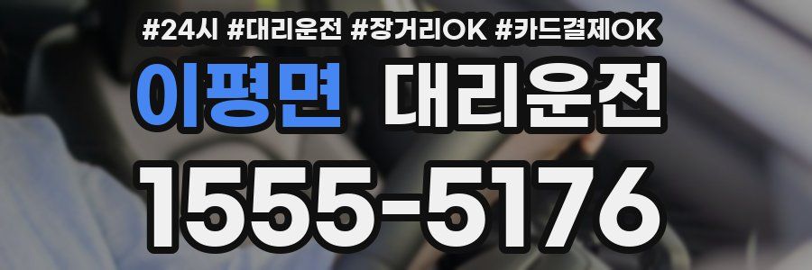 이평면 대리운전