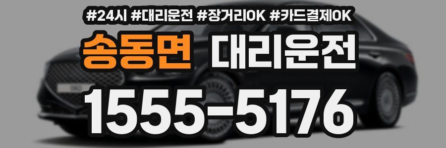 송동면 대리운전
