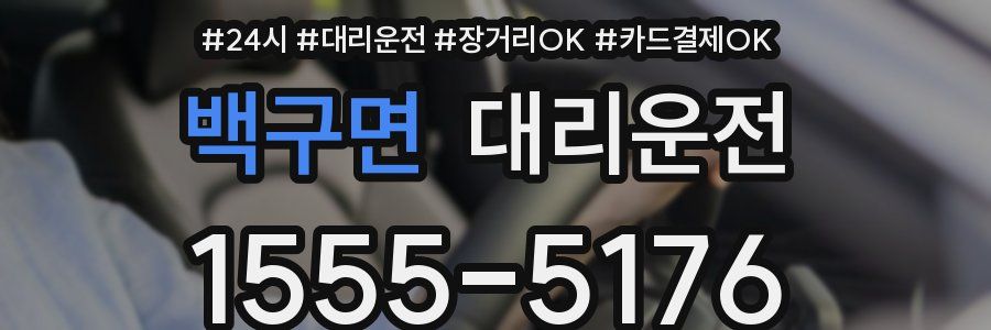 백구면 대리운전